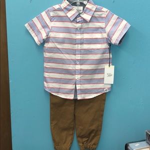 NWT Boys size 4T paperdenim and cloth set